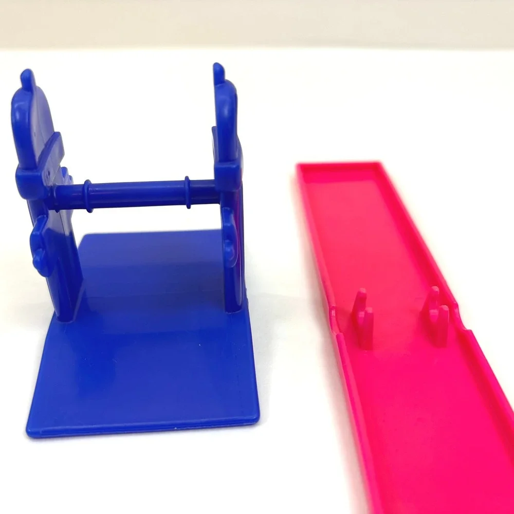 Barbie Pet See Saw Fire Hydrant Paw Prints Pink Blue Kids Toy Good